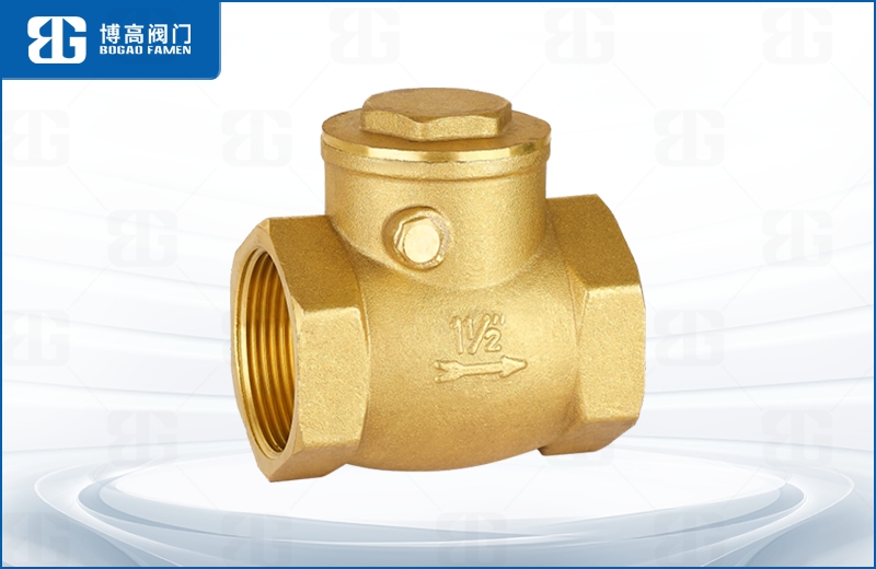黃銅(tong)卧式止回(hui)閥