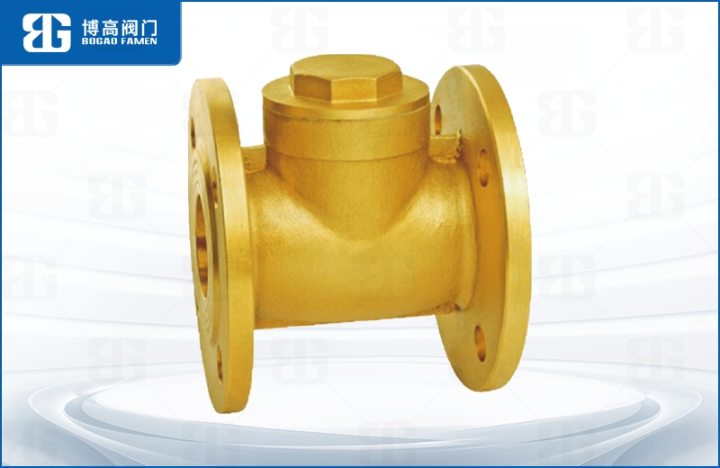 黃銅法蘭(lán)止回閥