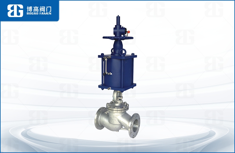 氣(qì)動法蘭(lan)截止閥(fá)